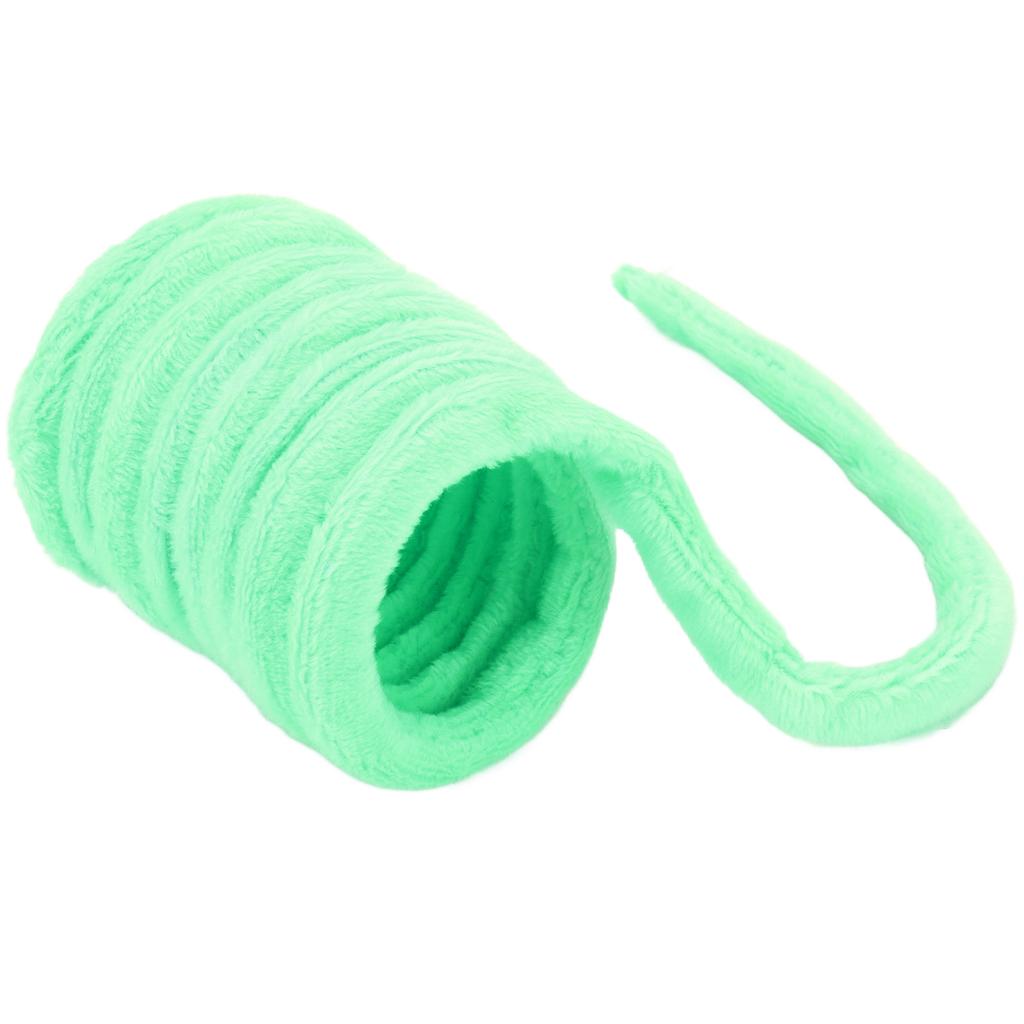 Cat Spring Toys Safe and NonToxic Chewable Improve Health Spring Plush Cat Toys for Kittens(Green )