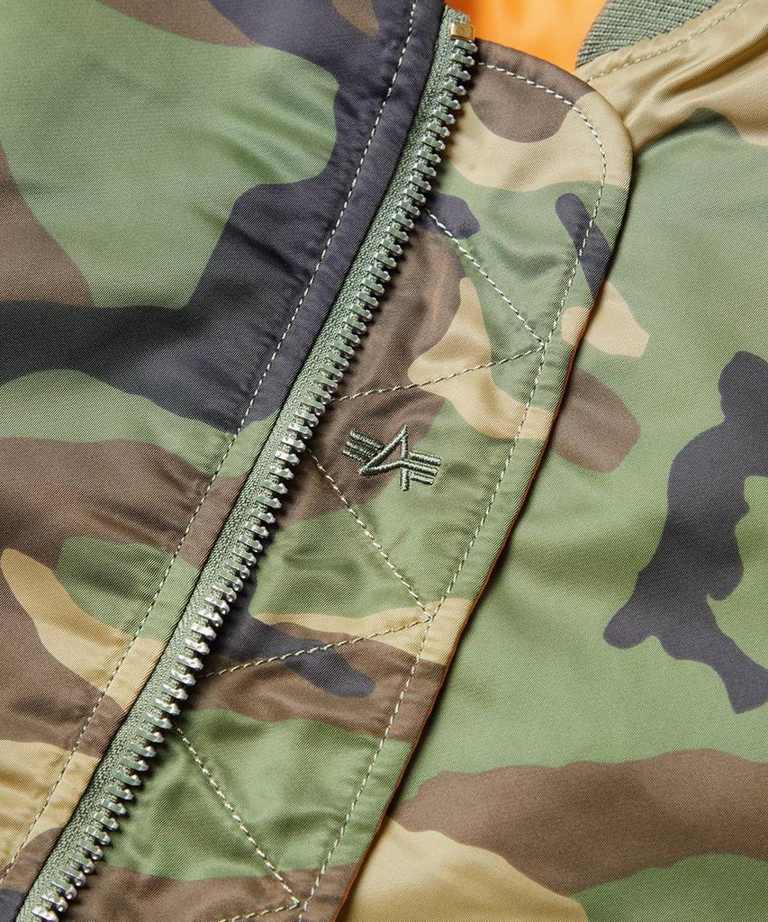 Alpha Industries Ma-1 Flight Jacket Woodland Camo