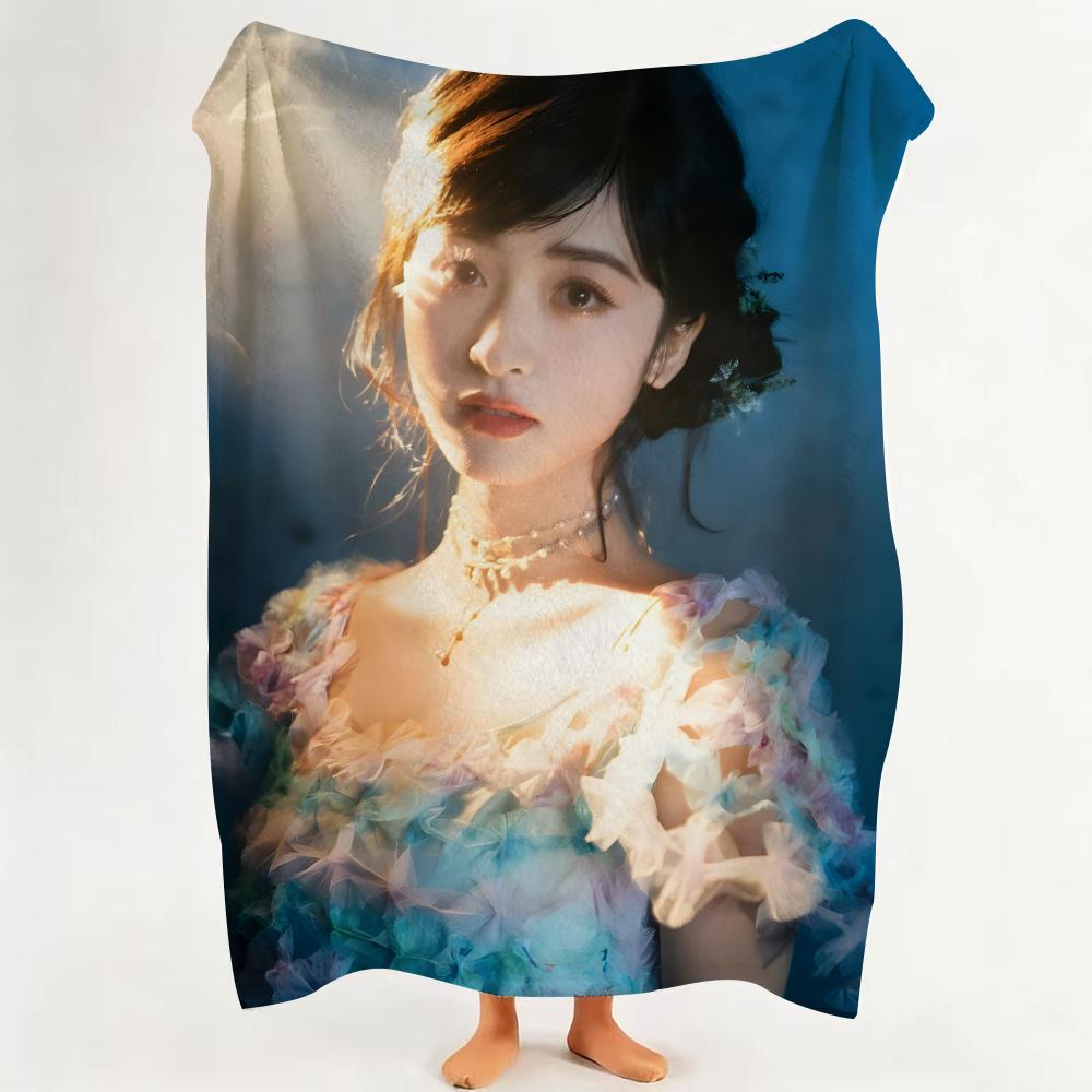 Celebrity S Shen Y Yue Throw Flannel Throw Blanket Suitable for Sofa Living Room Bedroom