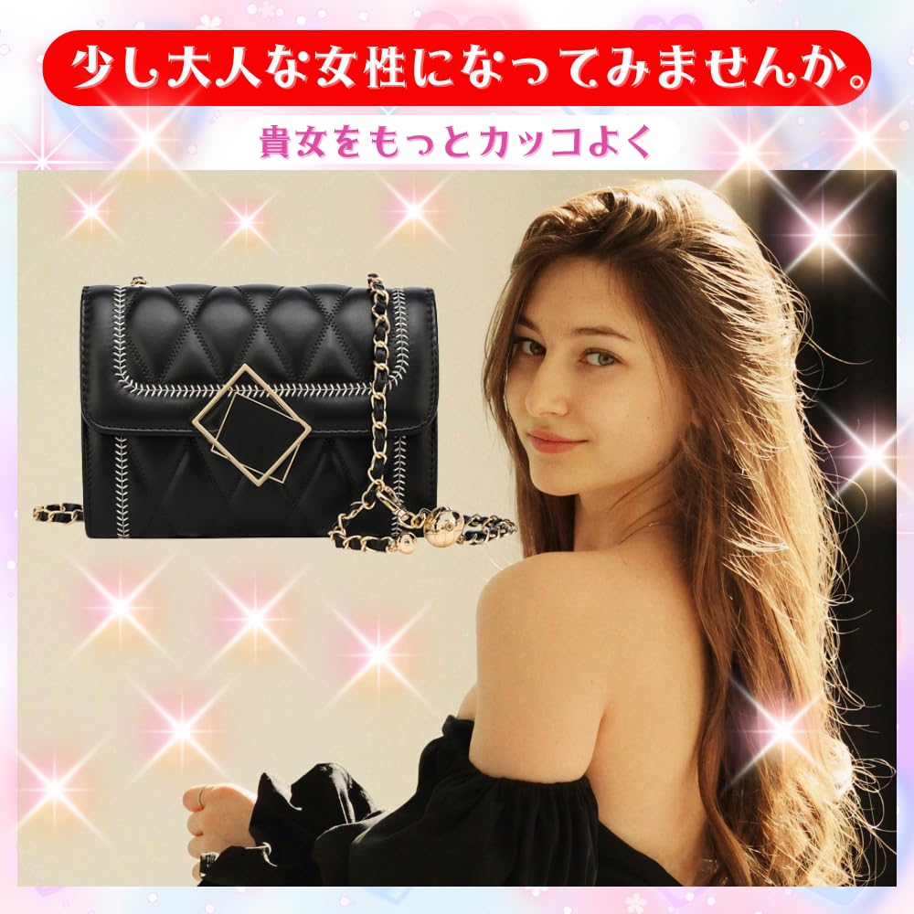 ORIJIRI Women's Shoulder Bag, Handbag, PU Leather, Stylish, Cute, 2-Way, Lightweight, Ladies' Bag