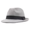 Spring and Autumn New Street Shooting Jazz Top Hat British Gentleman Retro Parent-Child Flat Top Trendy Hat Men's Warm Wool Hat