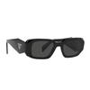 Prada Square Gray Lens Fashion Sunglasses Unisex sunglasses Black PR17WS1AB5S0