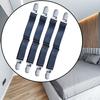 4 Pieces Bed Sheet Clips Elastic Belt Nonslip Fastener Grippers for Different Beds
