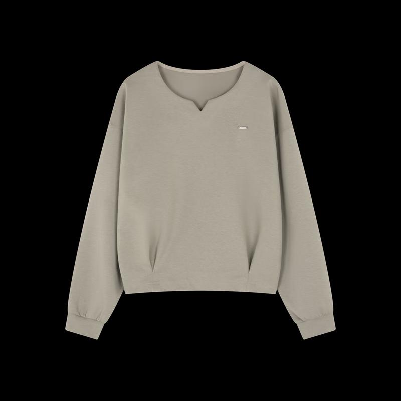 Mohan Yimei Casual Round Neck Loose Sweatshirt