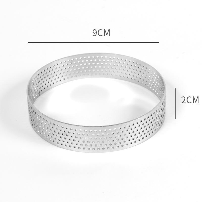 Kulaté formy na koláče z nerezové oceli Formy na koláče na koláče Formy na cukroví Vykrajovátka na pečivo Kruhová forma Forma na koláče Kuchyňský nástroj na pečení