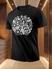 Bicycle Silhouette Print Tshirt - Breathable Lightweight ...