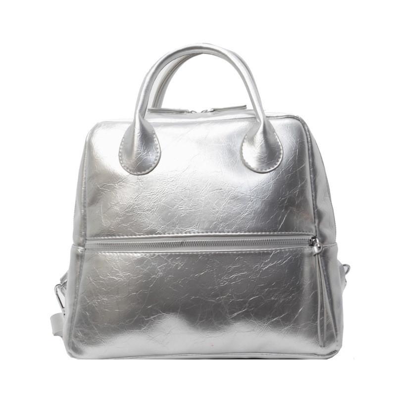 IELGY Korean version of fashion backpack, large-capacity high-end sense travel college students class commuter backpack