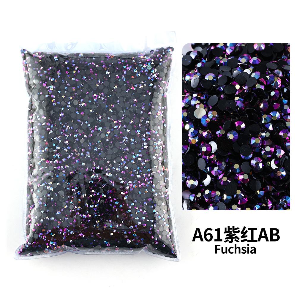 Wholesale Bulk Resin Rhinestone Jelly Color AB transparent AB 2mm,3mm,4mm,5mm,6mm Facets FlatBack Nail Art Garment Decoration