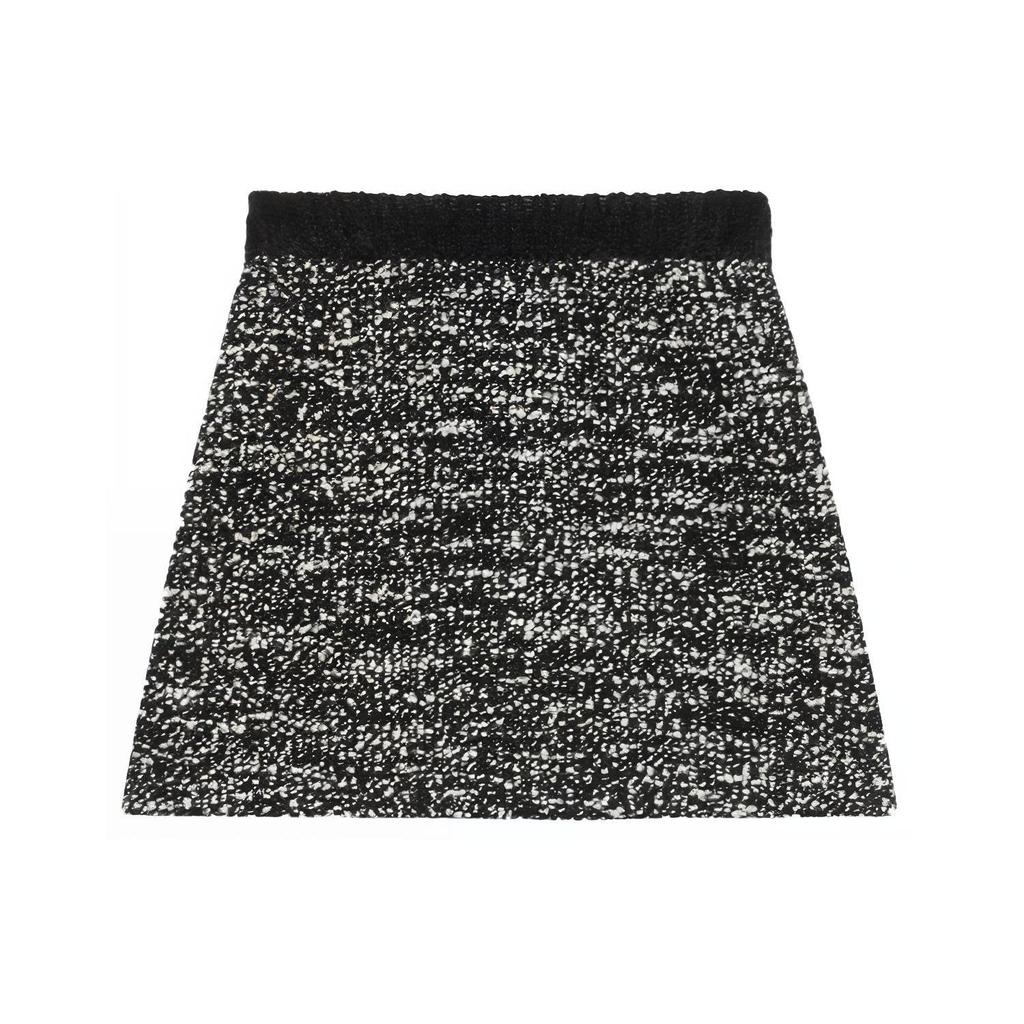 GUCCI Patterned Wool Mini Skirt Black 678914-XKB6S-1043