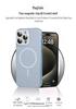 Apple 16 Pro Max Magnetic Ring Frosted Phone Case - Electroplated Soft Protective Cover