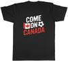 Come On Canada Supporter Football Fan Mens T-Shirt Tee Gift Top