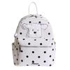 Schoolbag cute commuter backpack bag for women 1011 summer new large-capacity junior high school students student polka dot puppy schoolbag