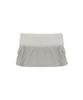 Sailpeulei Folded Knit Skirt Shorts / Light Gray
