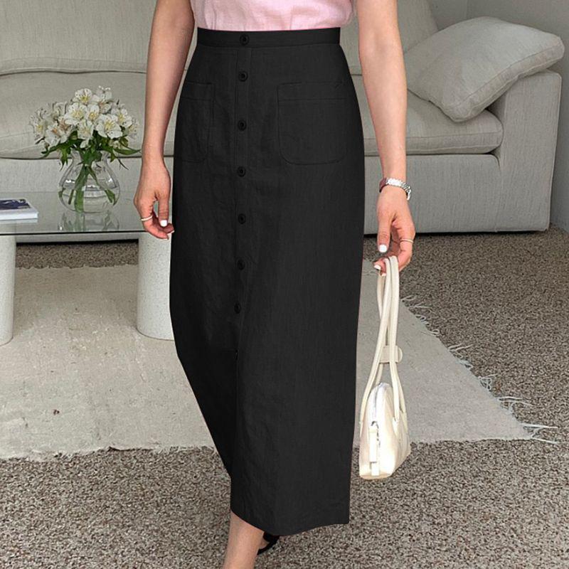 Women's 2024 Elegant Casual Summer Long Dress with Pockets