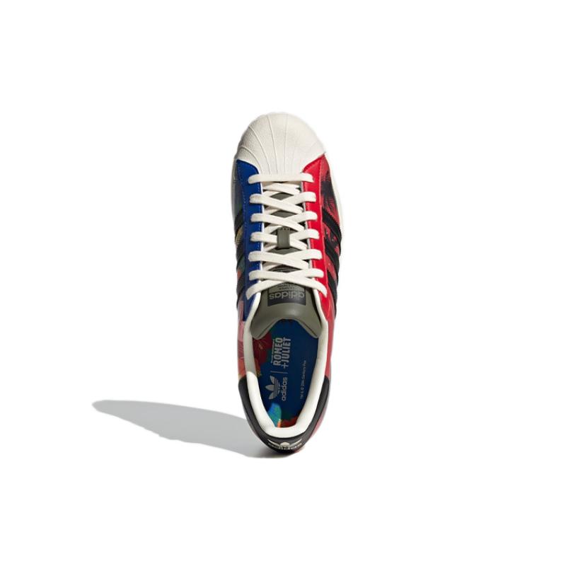 adidas Originals Superstar Shoes 'Red Black Blue' Sneakers H67923