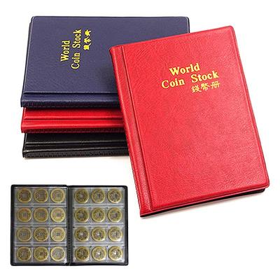 120-Pocket Coin Collection Album: Pocket-Sized Storage for Commemorative and Ancient Coins