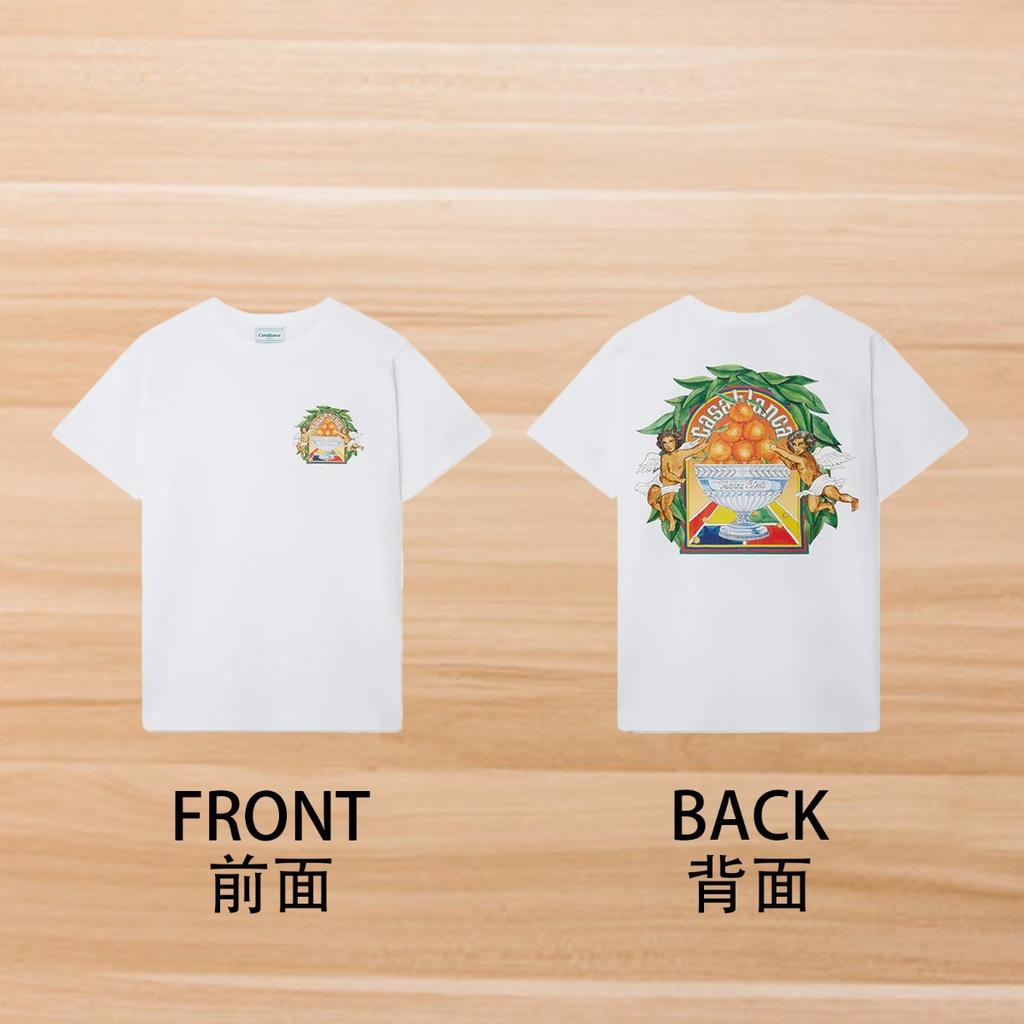 Cross-border foreign trade casablanca Casablanca short-sleeved American tide brand niche loose high street tide brand t-shirt