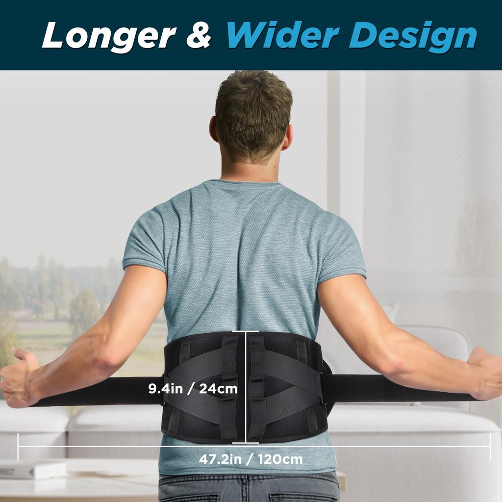 Electric Heating Elastic Massage Belt Waist Support Muscle Relax 3 Levels Vibration Lower Lumbar Decompression Back Brace