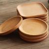 Creative Wooden Wooden Plate Tray Large Capacity Japanese Style Coffee Tea Tray Portable Food Storage Trays Coffee Table