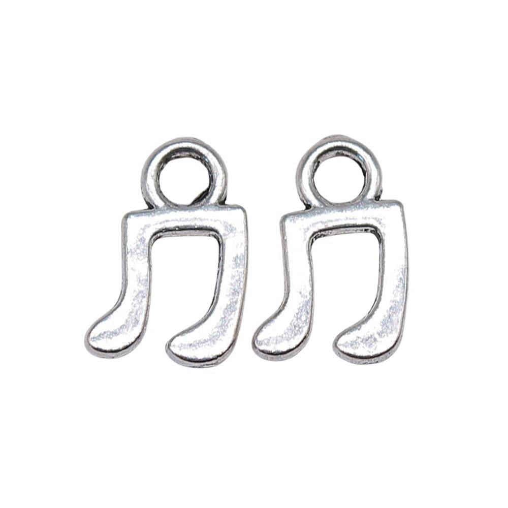 Jewelry Crafts Music Note Charms Alloy Pendants For Concert Collector