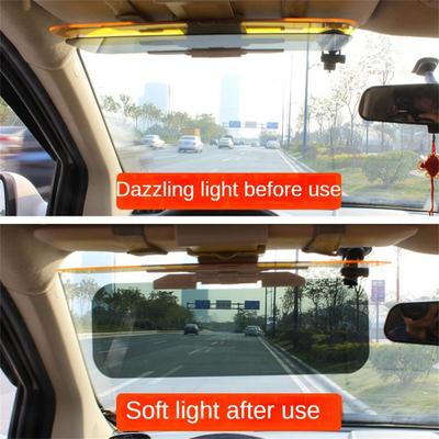 Auto Zonneklep Dag en Nacht Dubbel Doel Telescopisch UV Vouw Klap Zonnescherm Anti-verblinding Verblindende Bril Auto Accessoires