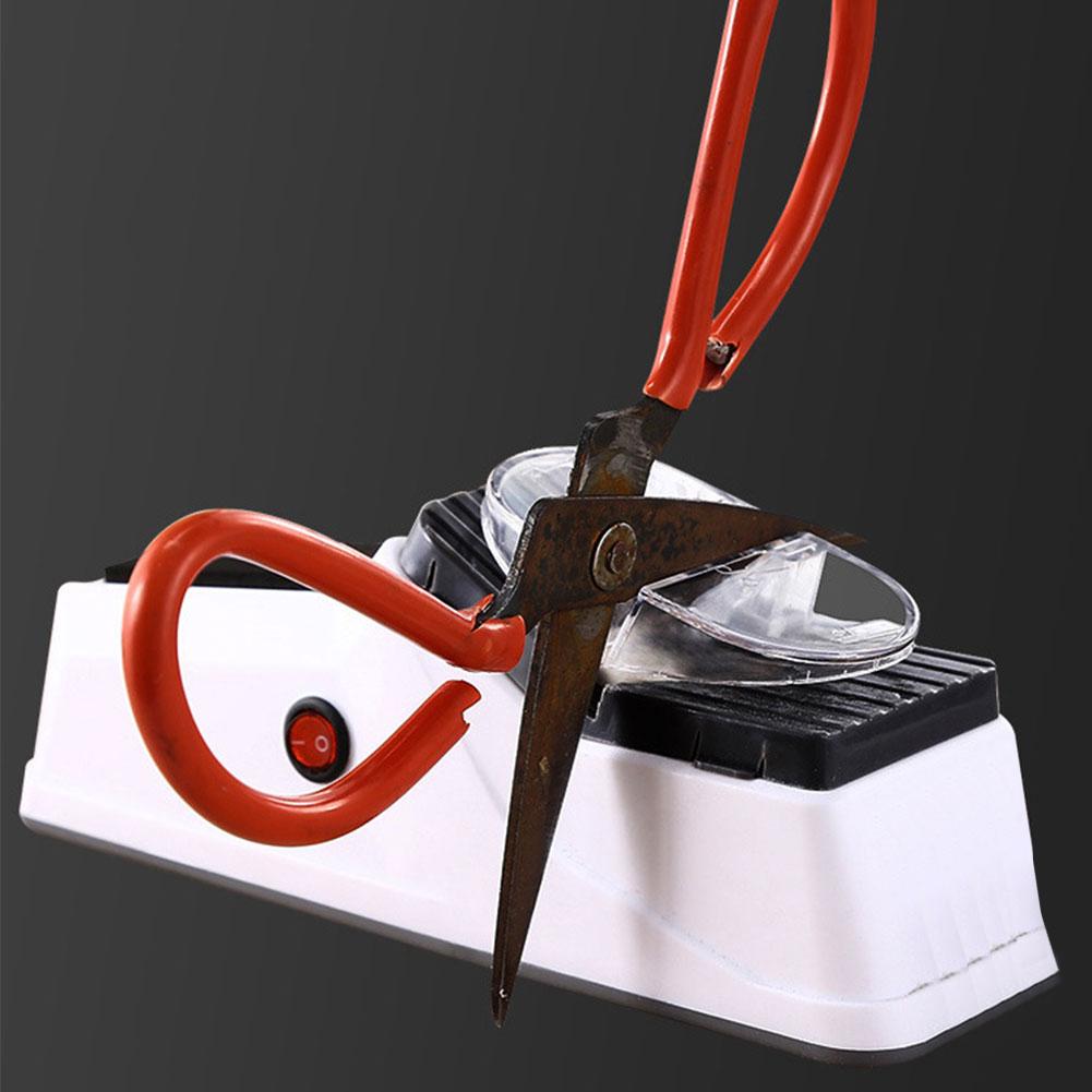 Electric Knife Sharpener Household Rechargable Sharpeners Kitchen Knives Tool for Fast Sharpening & Polishing USB Plug