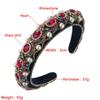 Women's Hairband Personalized Alloy Inlaid Pearl Flannelette Sponge Retro Shiny Headwear
