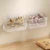 Storage Box No Drilling with Hollow Drain Holes Organizer Space-saving Storage Basket for Kitchen And Bathroom