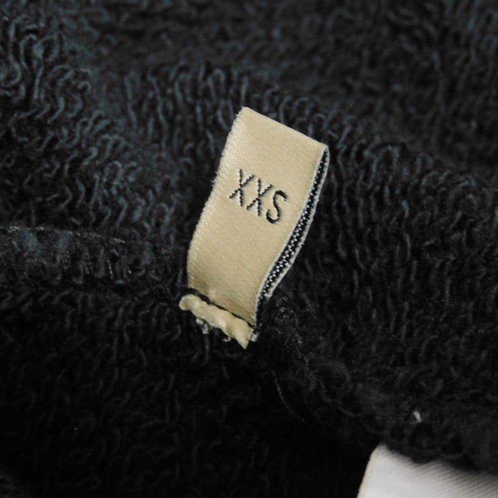 Used 9539 Logo Lipstick Hoodie 743404 XJFIX 1082 7846 XXS Zippered Short Sleeve 2-Way Interlocking G Cotton Black