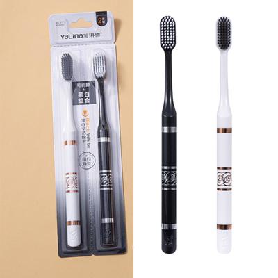 Çiftler İçin Fırça Seti Siyah Beyaz Diş Fırçası Rahat Tutuş Çiftler İçin Uygun