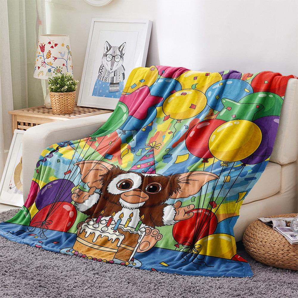Gremlins Flannel Blanket, High quality Comfortable for All Seasons, Home Decor, Warmth and Comfort