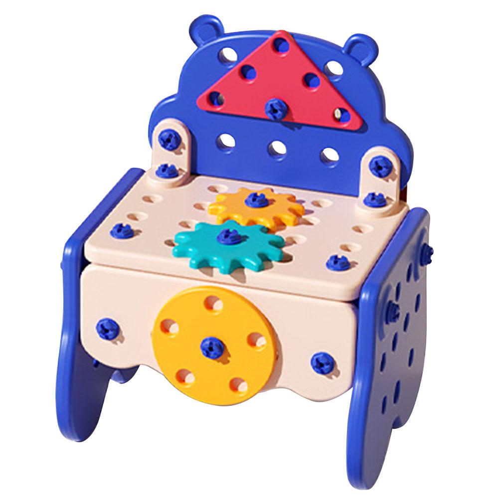 

Toddler Tool Set Montessori Educational Tools Pretend Kids Tool Box for Kids Boys Girls Age 3 4 5 6 7 8 синій