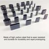 8Pcs Leather Hole Punch Die Mold High Carbon Steel Leather Shape Puncher Cutter for Phone Case