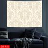 2D Elegant Damask Pattern Backdrop Neutral Home Photography Background