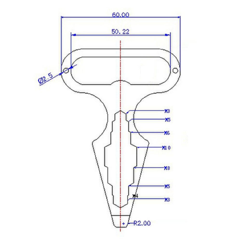1Pc Inside Angle Wrench Outdoor Tool Multi-functional Stainless Steel Wrench Portable EDC Tool Screwdriver Key Chain