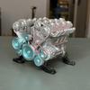 Engine Resin Ornament - Creative Mechanical Style Desktop Decor