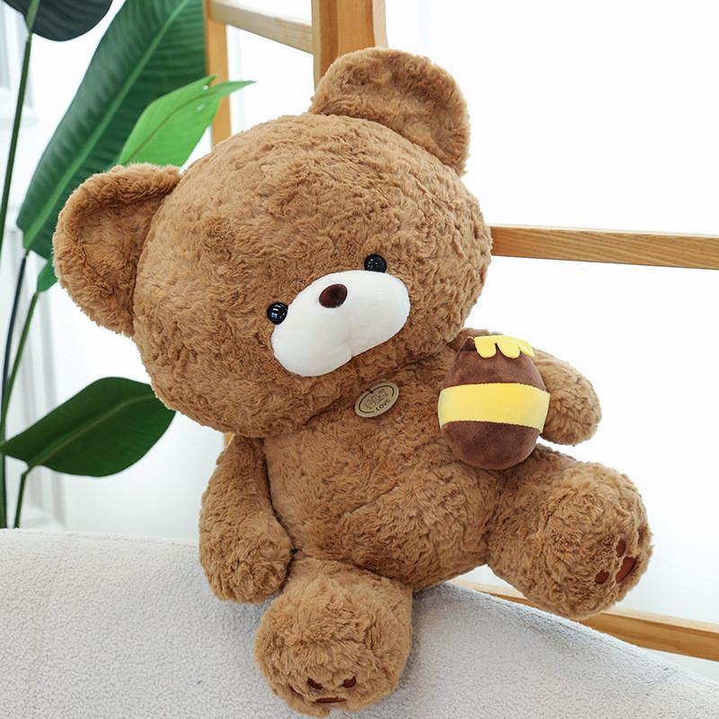 Plush Honeypot Bear Doll Toy Children Comfort Birthday Holiday Gift Boy Girl
