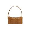Brick Casstte Leather Waffle Bag, Shoulder Bag, Handbag Women's Camel 709360VMAY12593