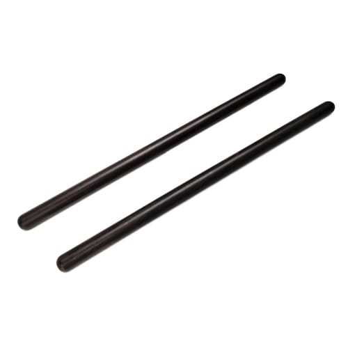 R-STYLE Authentic Taiko Drum Set with Natural Ebony and Purple Sandalwood, Black Grain, Premium Japanese Taiko Drum Sticks (30cm)