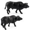 Children'S Educational Science And Education Simulation, Plastic Animal Static Solid Buffalo Model Ornament Toy