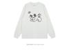 Korean Style Hand-Drawn Cartoon Long-Sleeve T-Shirt