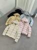 New hooded short down jacket women's simple puff cloud coat small loose winter coat