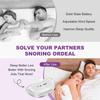 Anti-Snoring Device, Dual Turbine Electric Adjustable Ventilation, Adjustable Wind Speed, Snoring Solution for Men and Women, Blue