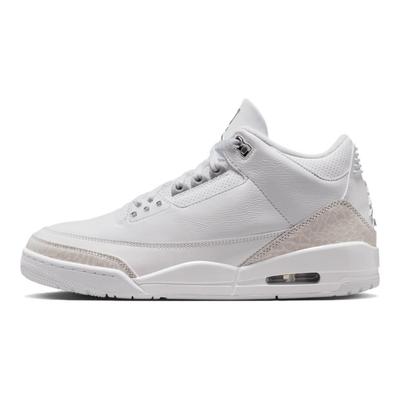 Air Jordan 3 Retro Pure Money 2025 Adidași Bărbați Alb Argintiu Metalizat CT8532-111