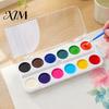 Beginner Watercolor Paint Set, Portable Washable Solid Palette, Bright Semi Dry Set Colors Pigment Kit, for Kids And Beginners Art