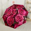 Forest Floor Elegance Automatic Umbrella Folding Umbrella with 8 Ribs Sturdy Construction All-Season Travel Elegant Umbrella Spiritual Gift