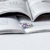 Silver Ring with Natural Amethyst 1.657ct, Item Weight 2.64 G (2024323)