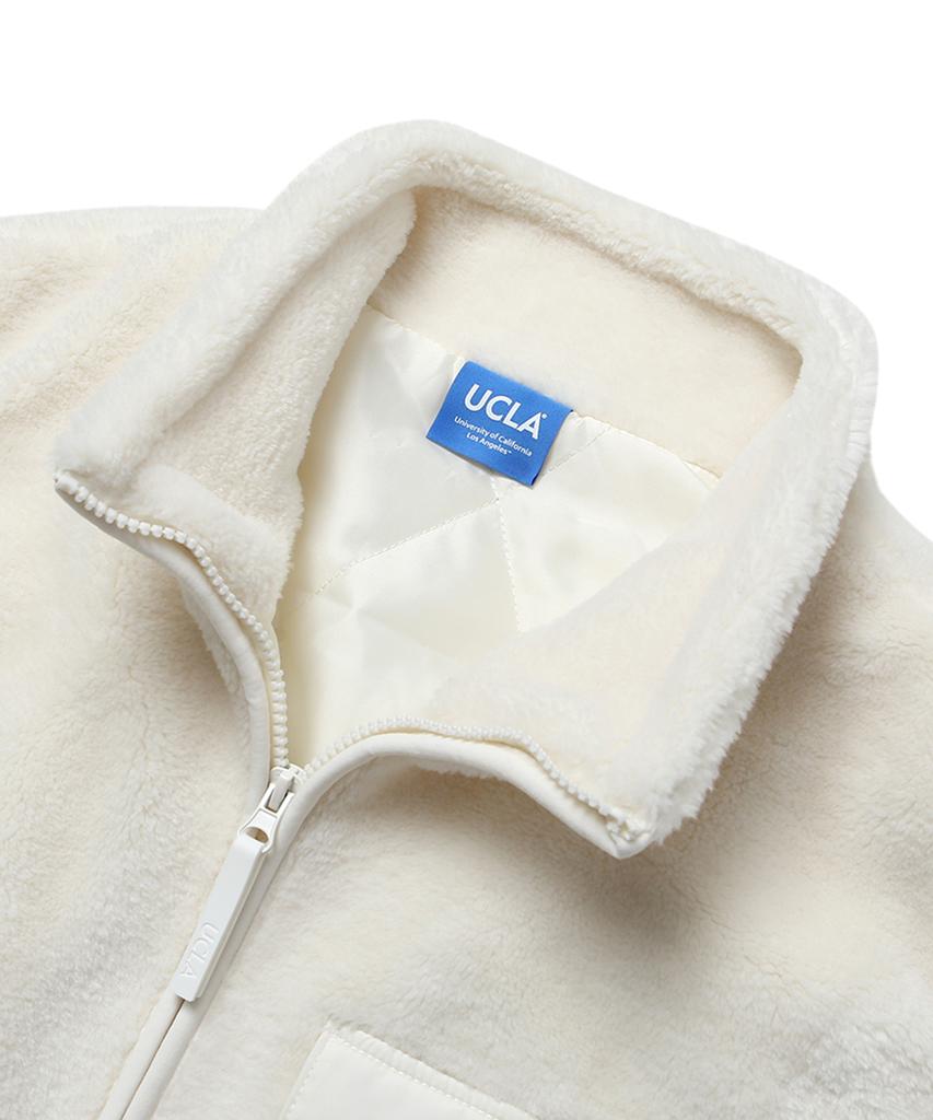 Ucla Wool Boa Vest [Ivory](Uyave10_22)