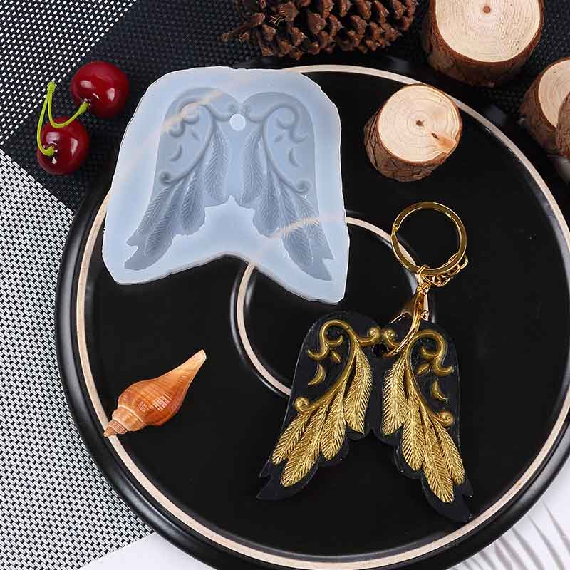 Angel Wings Silicone Cake Mold DIY Wings Fondant Chocolate Candy Biscuit Gumpaste Baking Cake Decoration
