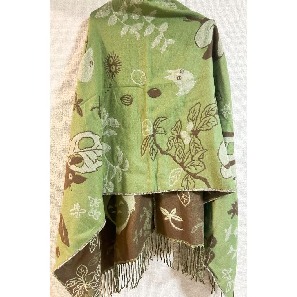 Used My Neighbor Totoro Buttoned Stole Scarf Studio Ghibli New Unused